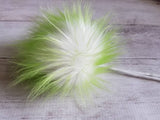 Lime Faux Fur Pom Pom