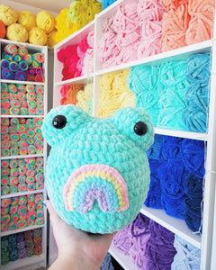 Rainbow Frog Crochet Pattern