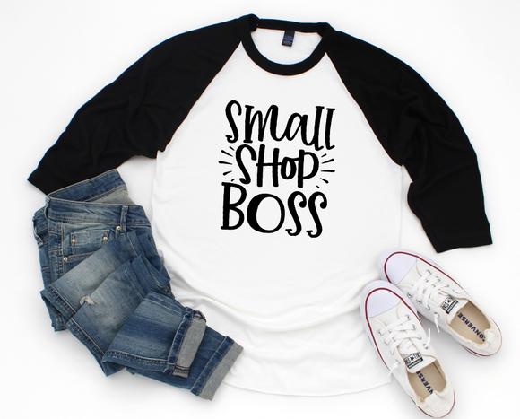 Small Shop Boss Baseball Shirt