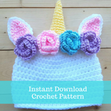 Unicorn Hat Crochet Pattern