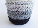 Ice cream cozy pattern - ice cream pint crochet sleeve pattern - crochet pattern - crochet how to - crochet gift pattern - quick crochet