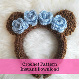 Bear Headband Crochet Pattern