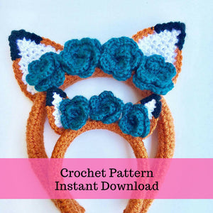 Fox Headband Crochet Pattern