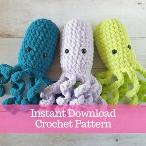 Crochet Octopus Pattern - Octopus Instant Download