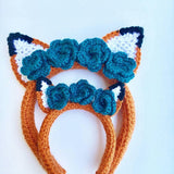 Animal Headband Pattern Bundle - crochet animal ear crochet pattern - deer headband - unicorn headband- bear headband - fox headband - bunny