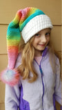 Rainbow Santa Hat Crochet